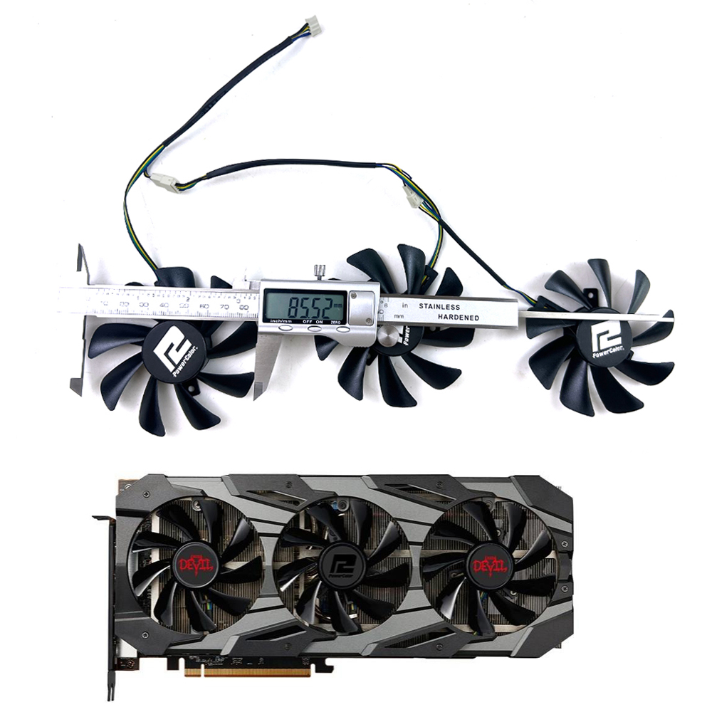 Rx 5700 Xt 8Gb Video Card - مروحة تبريد جديدة 4PIN T129215BU RX5700
