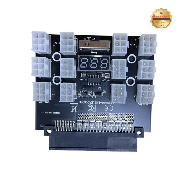 لوحة توصيل محول طاقة YD PCI-E  - مراجعة 2400W Server Psu Breakout Board وسعره
