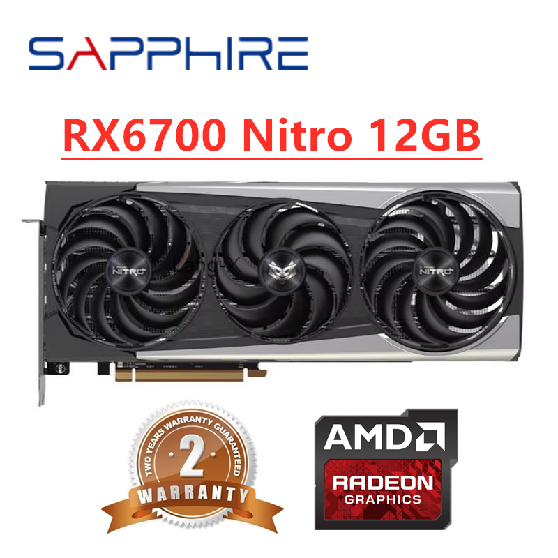 GPU الياقوت RX 6700 XT 6700XT  - مراجعة Rx 6700 Xt 12Gb Graphics Card وسعره