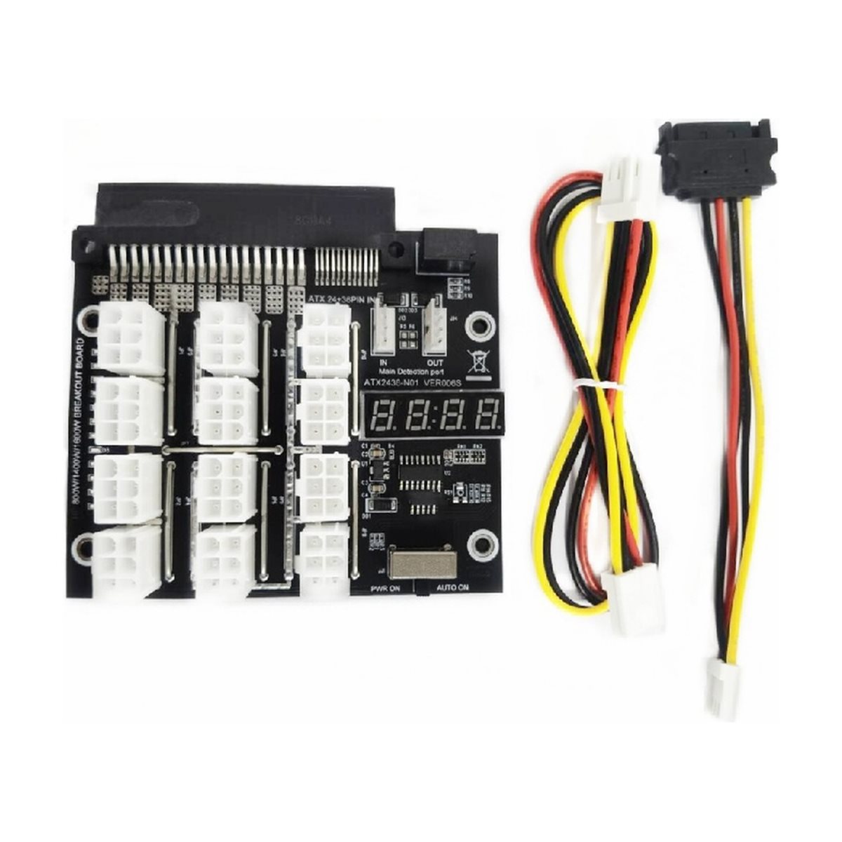 لوحة توصيل M05K بـ 12 منفذ PCI - مراجعة 2400W Server Psu Breakout Board وسعره