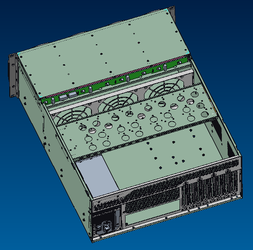 رف 4U 4bays Hotswap Server cas - مراجعة 8 Gpu 4U Server Chassis وسعره
